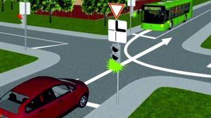 Cine trece primul prin intersecție?