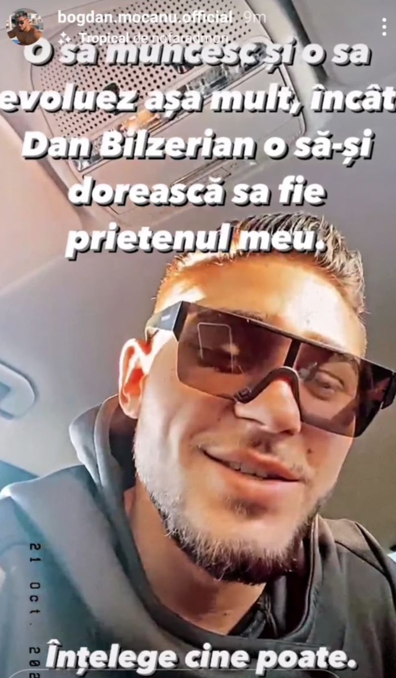 Imaginea postata de Bogdan Mocanu Bogdan Mocanu este sau nu într-o relație?!