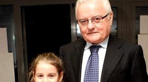 Irinel Columbeanu departe de fiica sa
