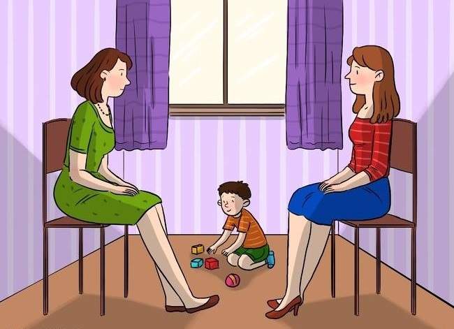 Cine este mama copilului? test de atenție