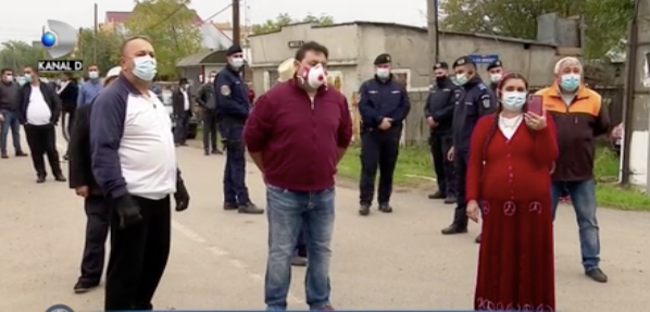 Proteste în Ivești, unde carantina a fost prelungită cu 14 zile 