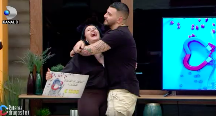 Alexandru și Andrada, cuplul favorit al lunii, la Puterea Dragostei