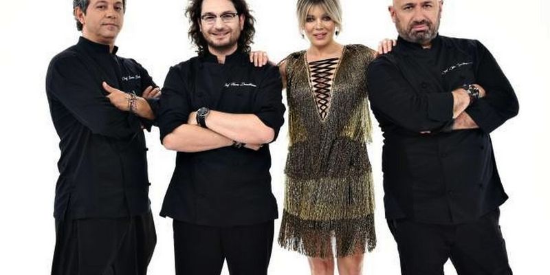 Primele imagini cu Gina gravidă de la emisiunea „Chefi la cuțite”