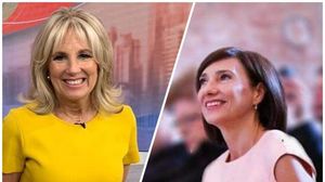 Carmen Iohannis și Jill Biden.