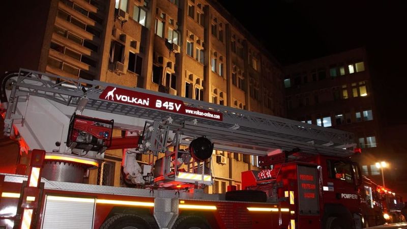 Incendiu secția ATI Piatra Neamț