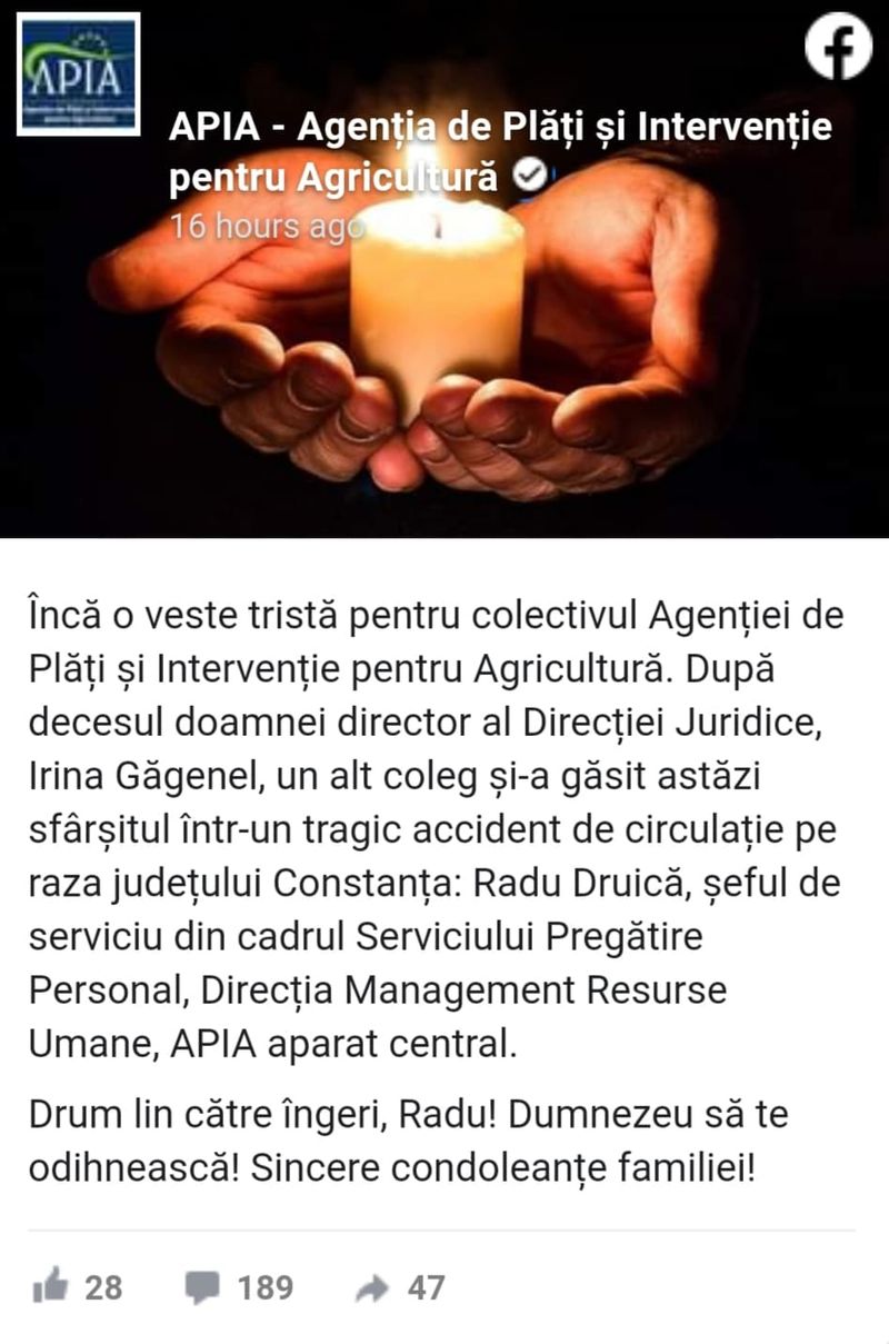 Zi neagră pentru APIA