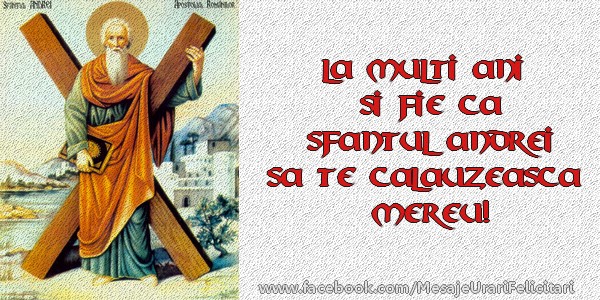 Mesaje, SMS-uri și felicitări de Sfântul Andrei