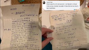 Scrisoarea din 1979, aruncată în apă