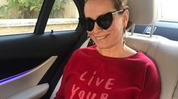Cum a surprins-o șoferul personal pe Andreea Esca în mașină, în timp ce o ducea la serviciu! Așa a filmat-o acesta pe șefa lui!
