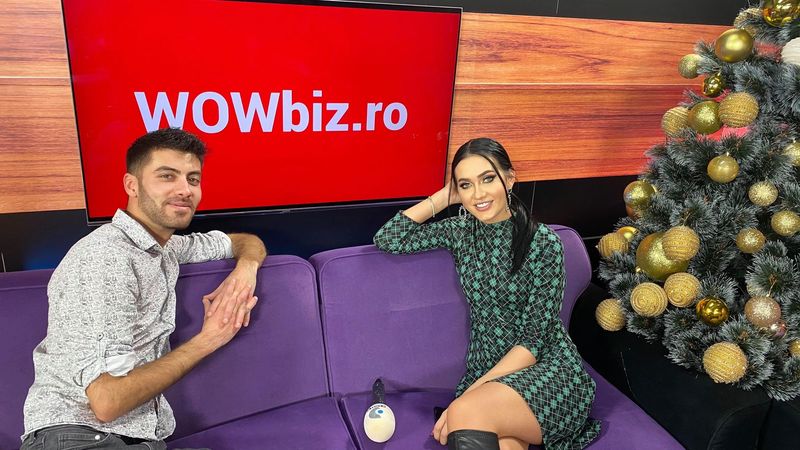 Bianca Comanici și Alex Mihei, la repetițiile pentru show-ul online