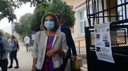 Cum s-a prezentat Carmen Iohannis la secția de votare. Soția președintelui României, la fel de cochetă