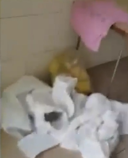 Imagini șocante la un spital din Horezu