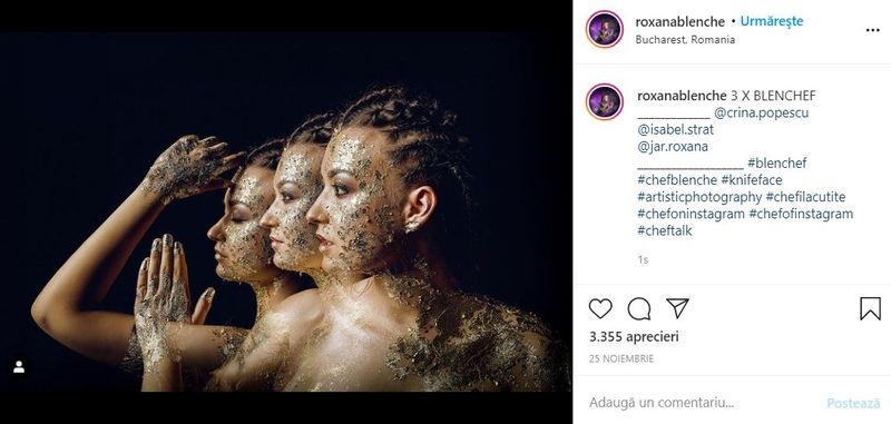 Cum arată Roxana Blenche de la „Chefi la cuțite” blondă 