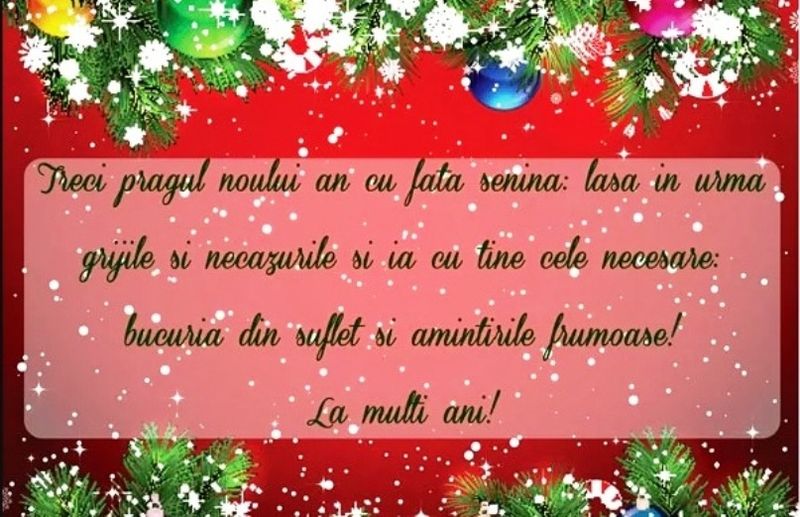 Mesaje de Anul Nou 2021