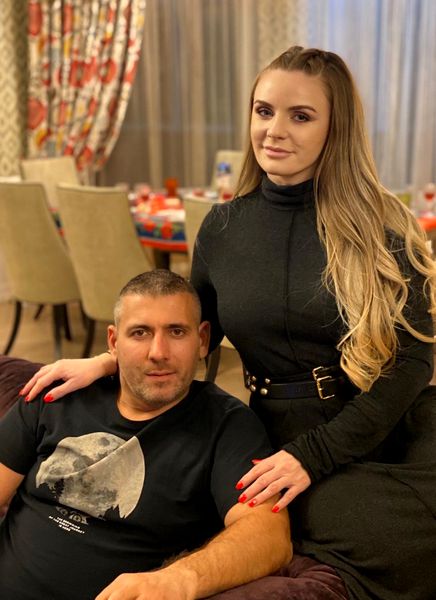 Marcela Fota și soțul ei