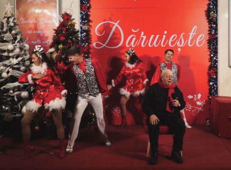 Alexandru Arsinel a cantat de pe scaun