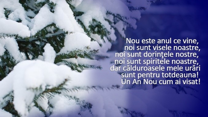 MESAJE CU IMAGINI DE ANUL NOU 2021