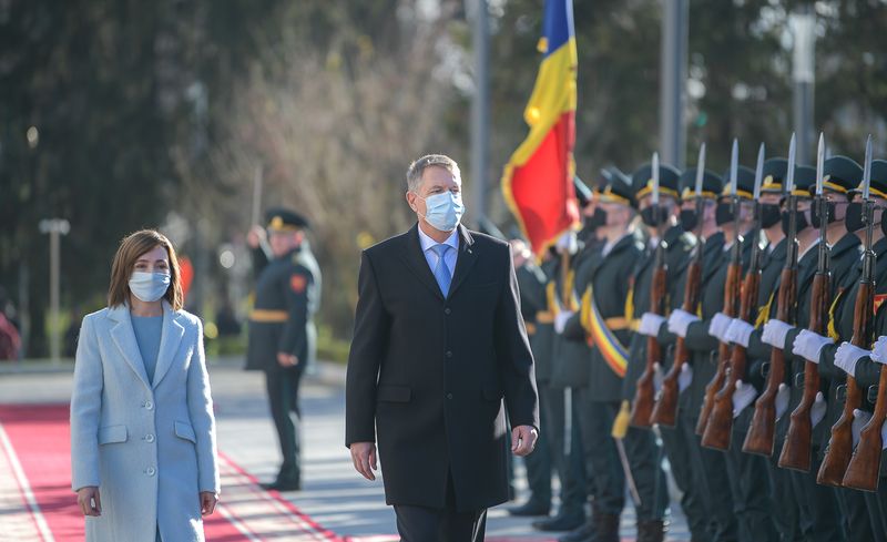Maia Sandu si Klaus Iohannis vizita