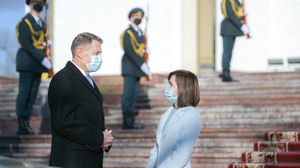 Maia Sandu si Klaus iohannis
