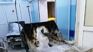 Incendiu la Spitalului Municipal Roman