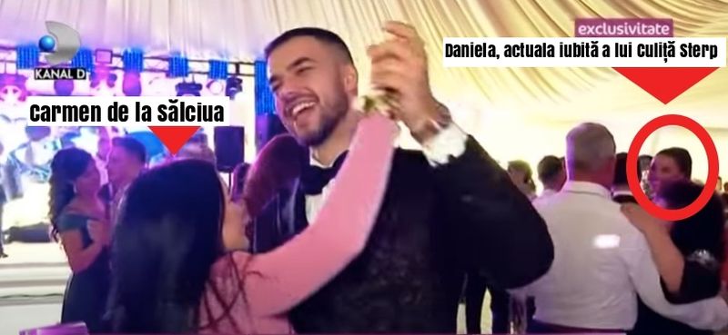 Daniela, iubita lui Culiță, la nunta la care artistul a venit cu Carmen cu Carmen de la Sălciua 