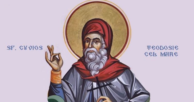 Sărbătoare 11 ianuarie. Astăzi &icirc;l pomenim pe Sf&acirc;ntul Cuvios Teodosie cel Mare,