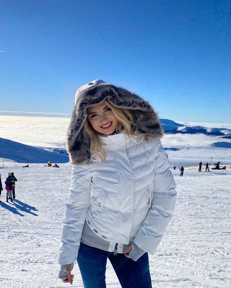 Andreea Balan s-a apucat de schi Andreea Balan