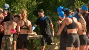 Războinicii și Faimoșii s-au bătut la propriu pe mâncare 