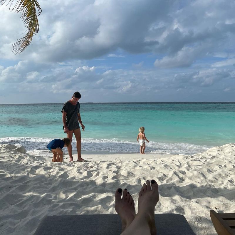 Adela Popescu, vacanta in Maldive