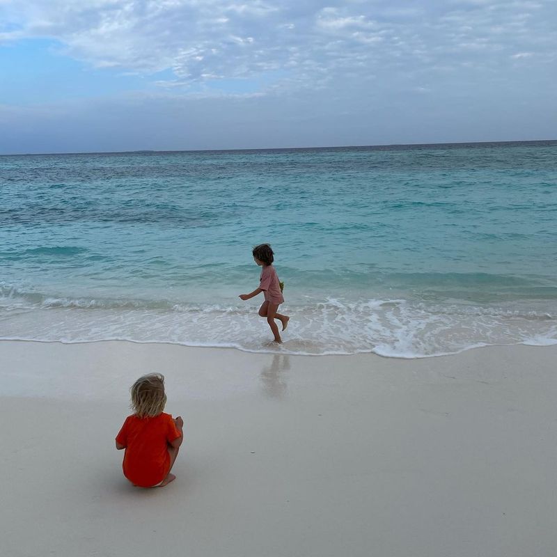 Adela Popescu, vacanta in Maldive