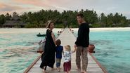 Adela Popescu, vacanta in Maldive
