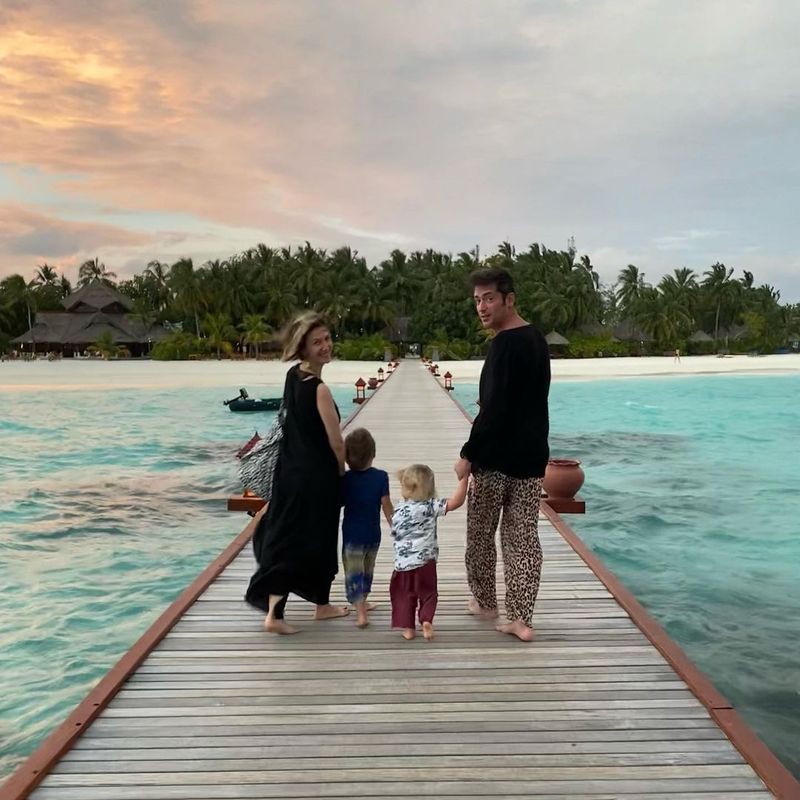 Adela Popescu, vacanta in Maldive