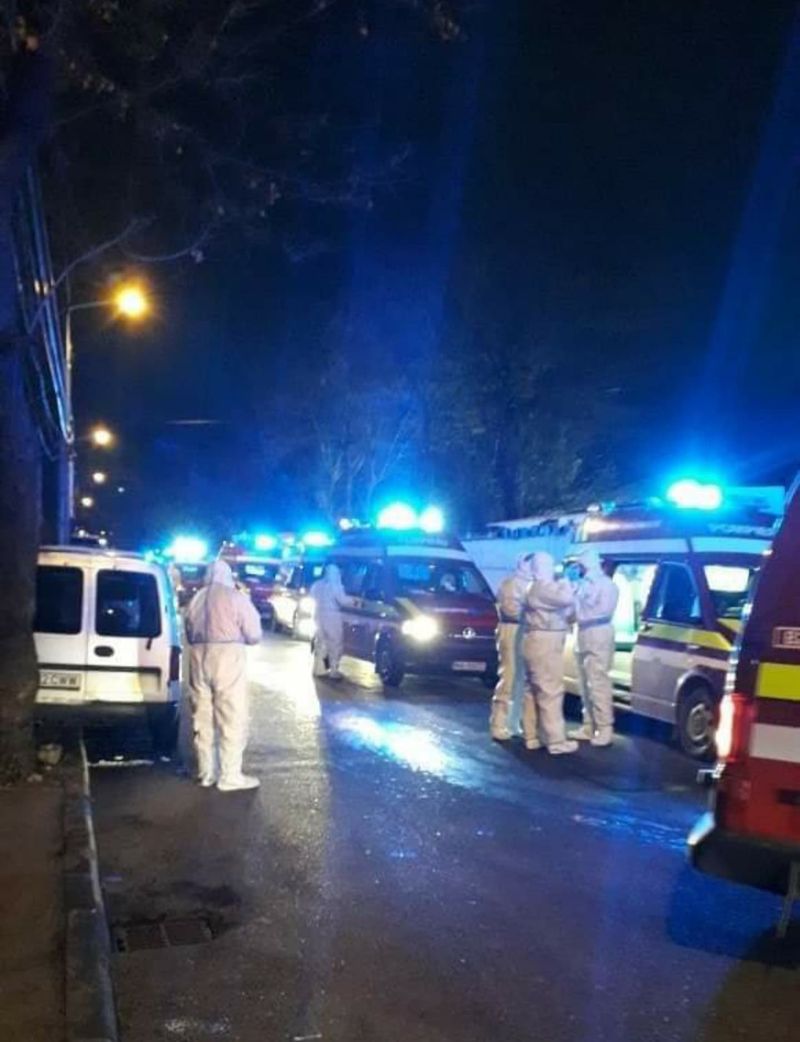 Incendiu la Matei Bals