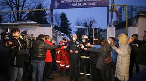 Incendiu la Matei Bals