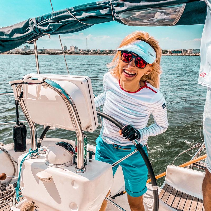 Andreea Balan a fost la iahting alaturid e Tiberiu Argint Andreea Balan