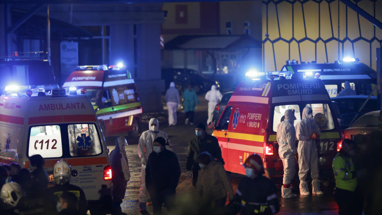 Incendiul de la Spitalul Matei Balș din Capitală