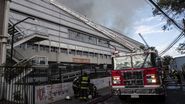 Incendiu într-un spital din Chile.