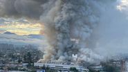 Incendiu într-un spital din Chile.