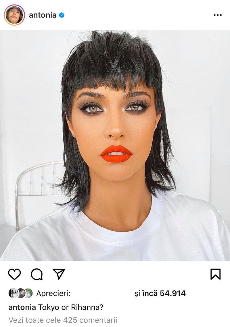Ultima postare a Antoniei de pe Instagram