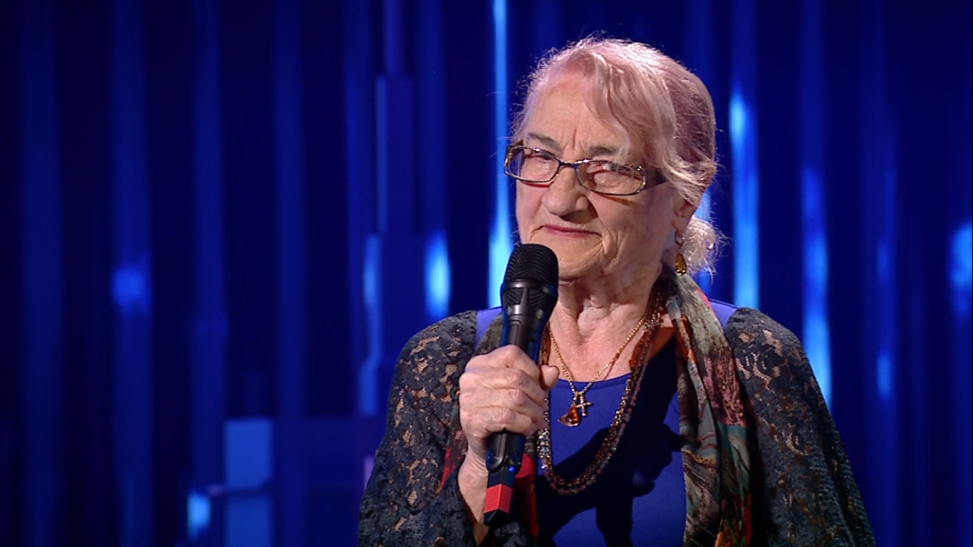 Victoria Roibu, străbunica de 87 de ani, moment emoționant pe scena Românii au Talent, sezonul 11!