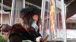 Oana Lis a descoperit fița de iarnă: bea șampanie și poartă blană! Blondina își trăieste viața din plin, în lipsa lui Viorel