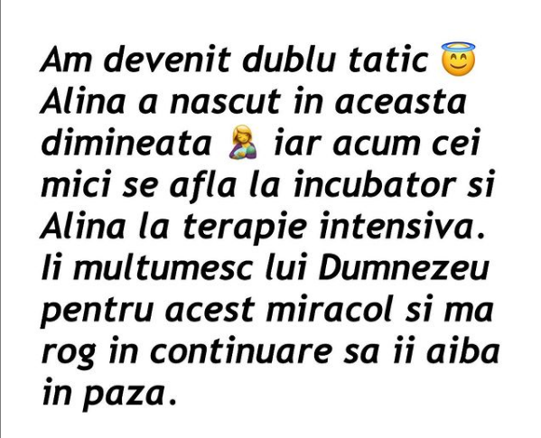 Alina Laufer a născut! Care este starea de sănătate a soției lui Ilan Laufer, după ce a ajuns de urgență la spital