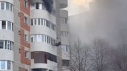 Tragedie la Constanța. Un apartament dintr-un bloc a luat foc.