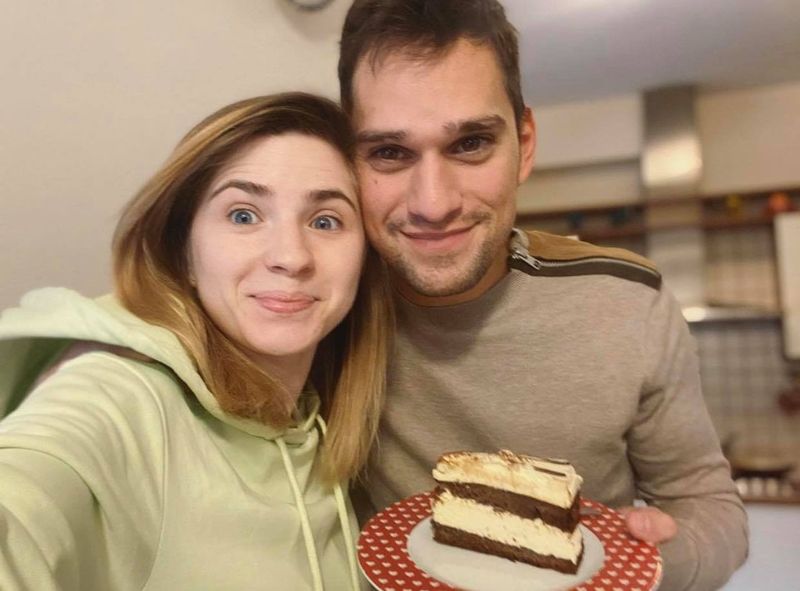 Poza postată de Cristina Ciobănașu de ziua lui Vlad Gherman.