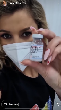 Lora s-a vaccinat cu serul anti-COVID