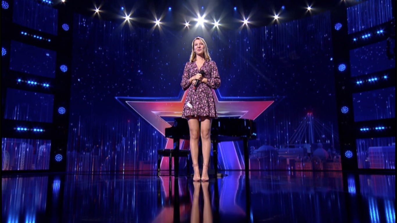 Angelina Rudneva, direct din Rusia pe scena de la Românii au Talent, sezonul 11.