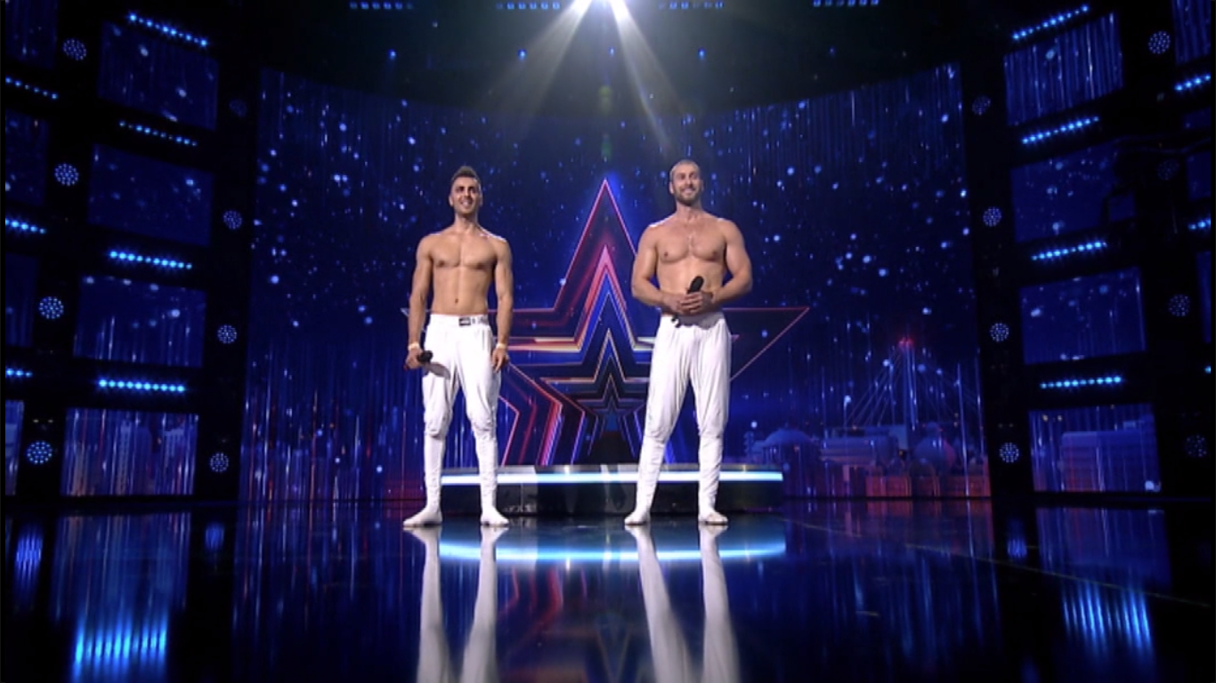 Duo Nicu &amp; Sorin, acrobații au reușit să impresioneze juratele de la Românii au Talent, sezonul 11