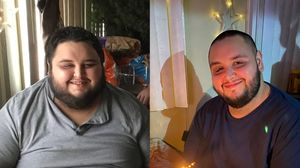 Un tânăr a pierdut zeci de kilograme în câțiva ani, iar pentru prima dată se uită în oglindă și este încântat de ce vede