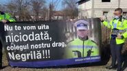 Ionuț Negrilă, polițistul mort în Piața Constituției, a fost condus pe ultimul drum