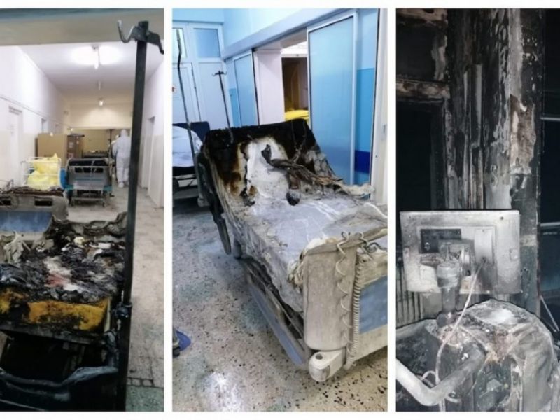 Cum arata secția ATI a spitalului din Piatra Neamț după incendiu